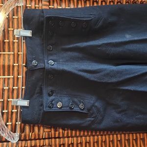 70s Era Wool 13 Button Sailor Pants